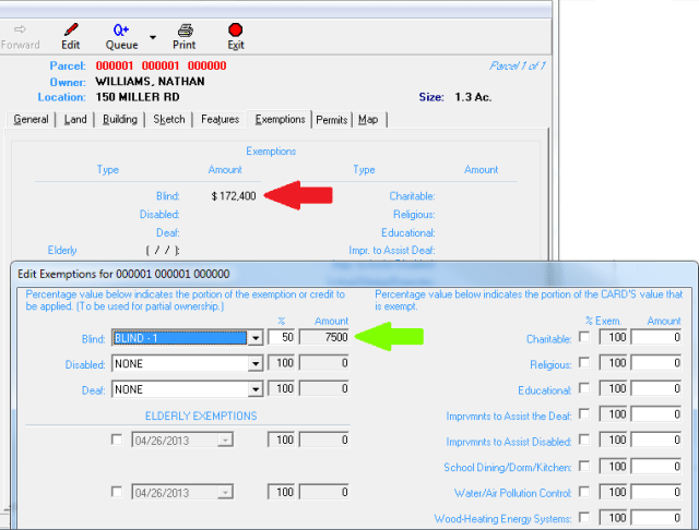 ExemptionDisplayError